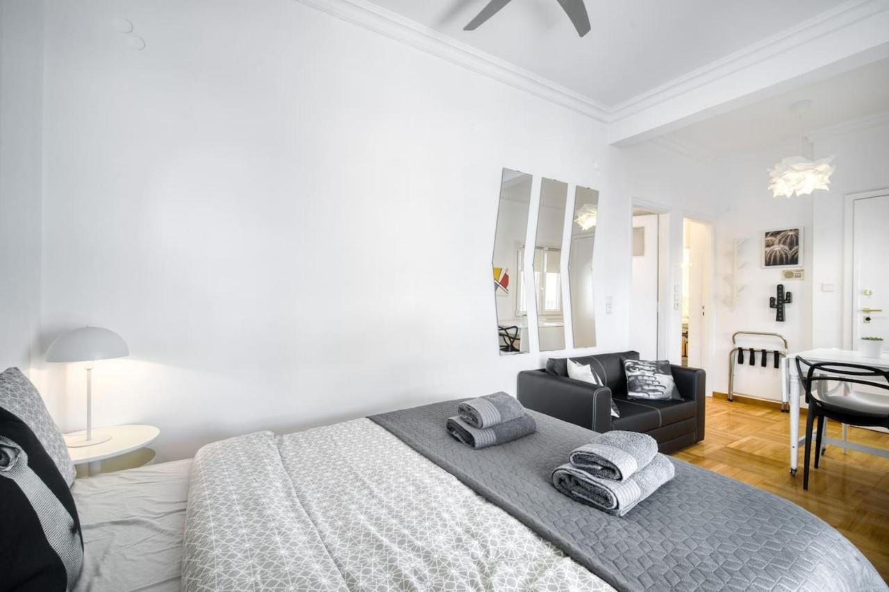 The Cactus Apartment With Large Sunny Balcony Athen Eksteriør bilde