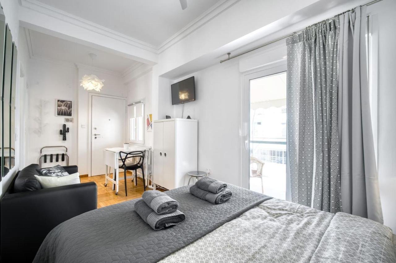 The Cactus Apartment With Large Sunny Balcony Athen Eksteriør bilde