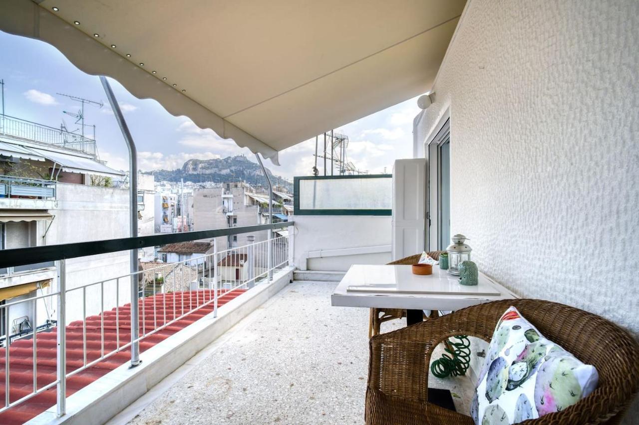 The Cactus Apartment With Large Sunny Balcony Athen Eksteriør bilde